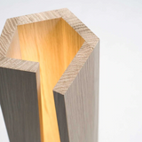 Fracture Modern Solid Wood Table Lamp